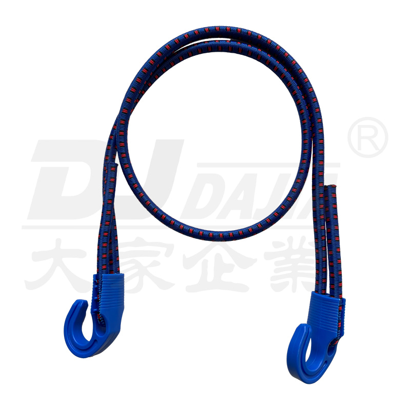17mm Flat Bungee Cord With Carabiner（Aluminium Alloy）