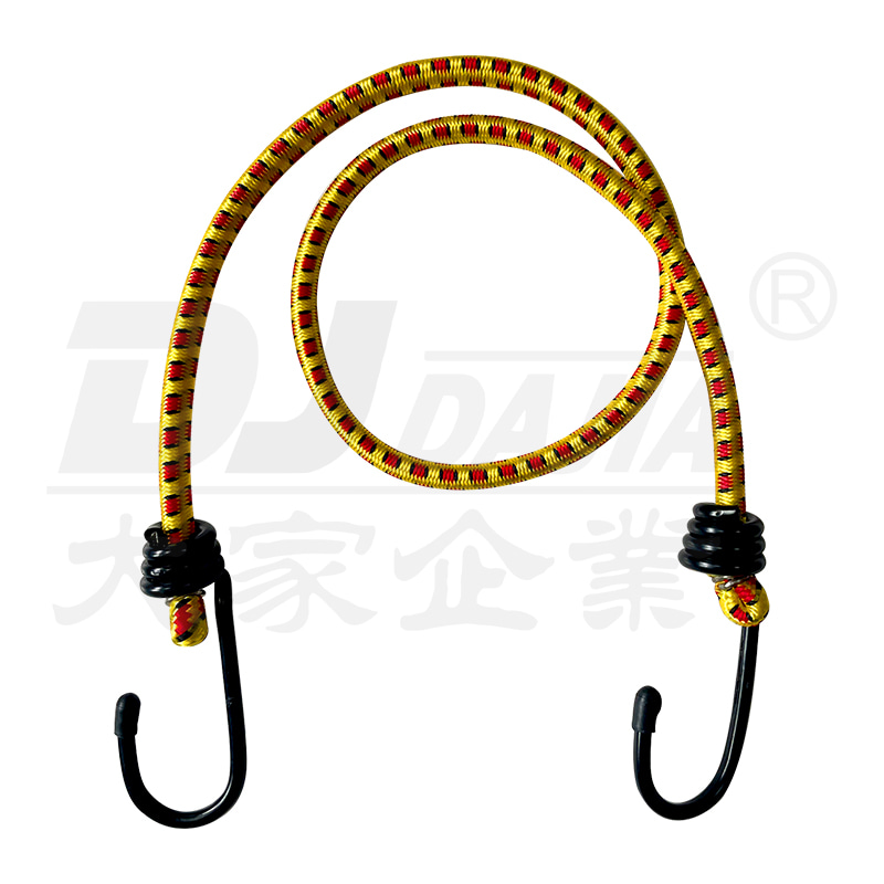 Blue Plastic Adjustable ABS Hooks Round Bungee Cords